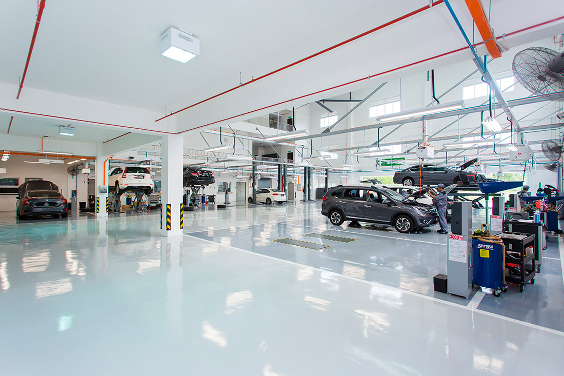 Easily plan and visualize a modern auto service facility with 3D design software