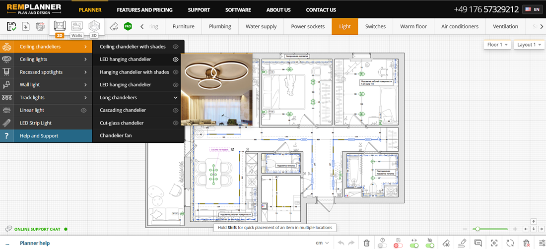 Screenshot dell'interfaccia — ideale per designer e proprietari