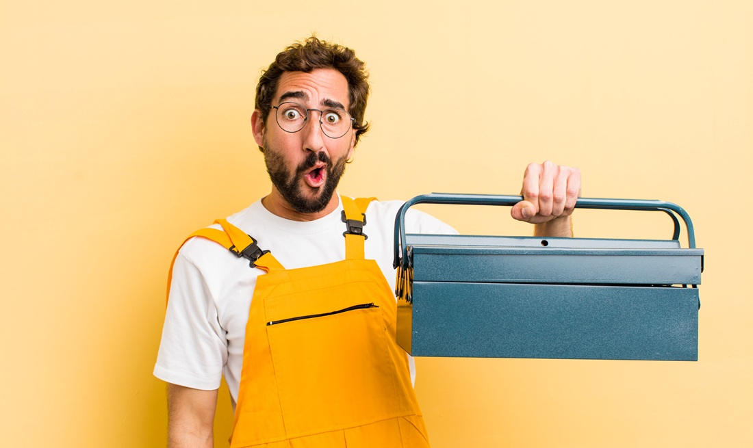 Renovation toolbox. Frustration