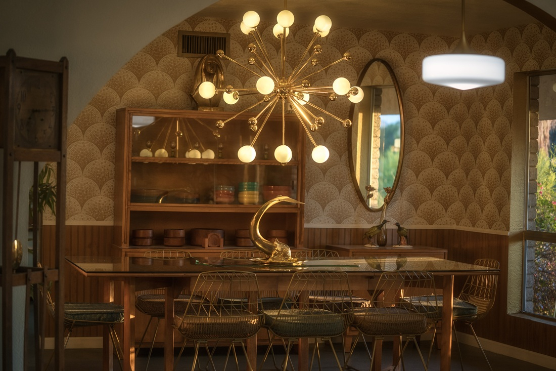 Lampadario in metallo